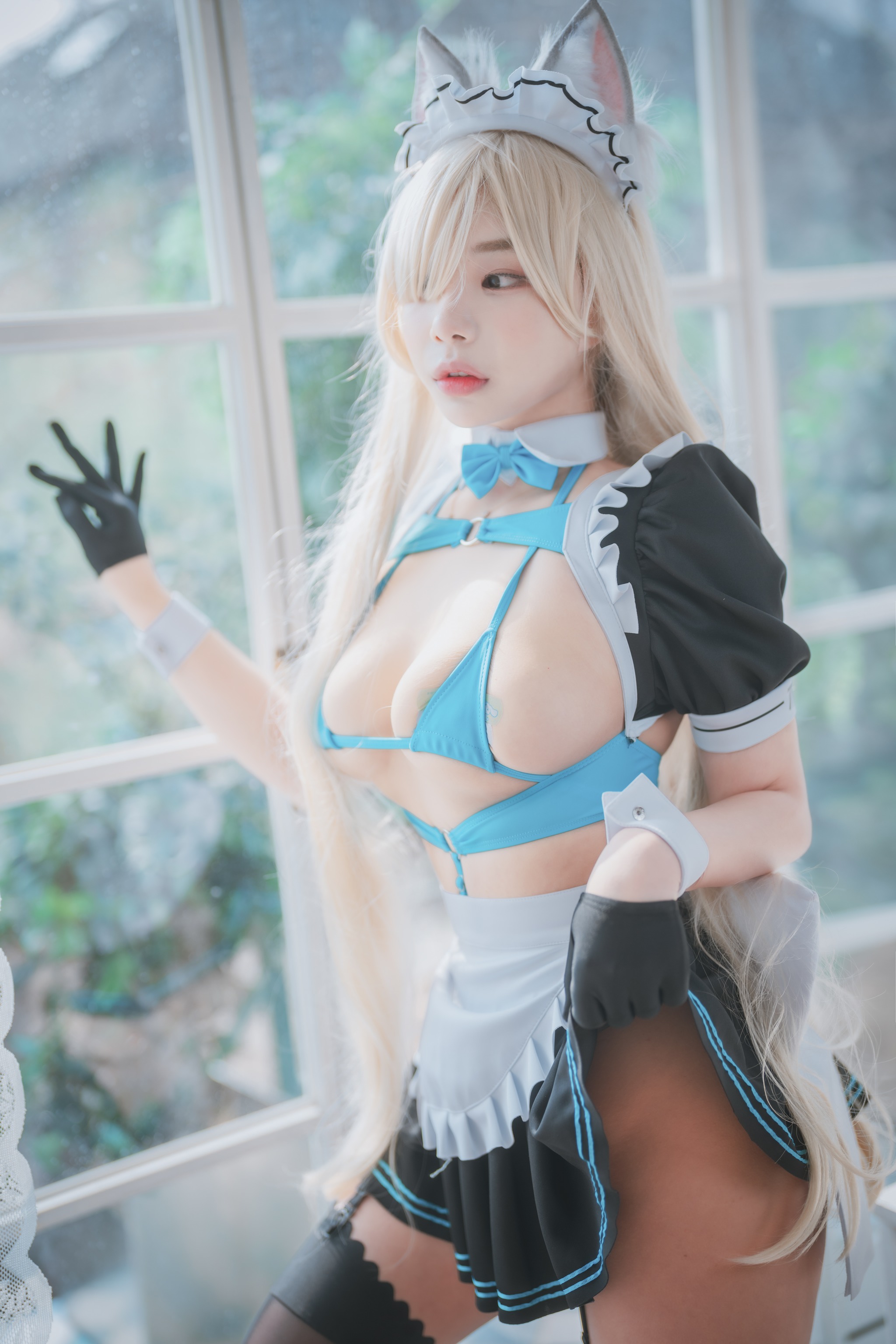 图片[1]-Zzyuri(쮸리) – NO.021 Zzyuri (쮸리) – Asunas Maid Mansion [143P]-XikXak